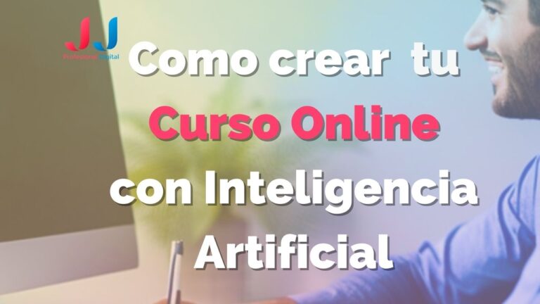 Cómo crear tu Curso Online con Inteligencia Artificial